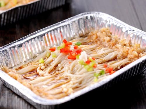 建始锡纸烤金针菇